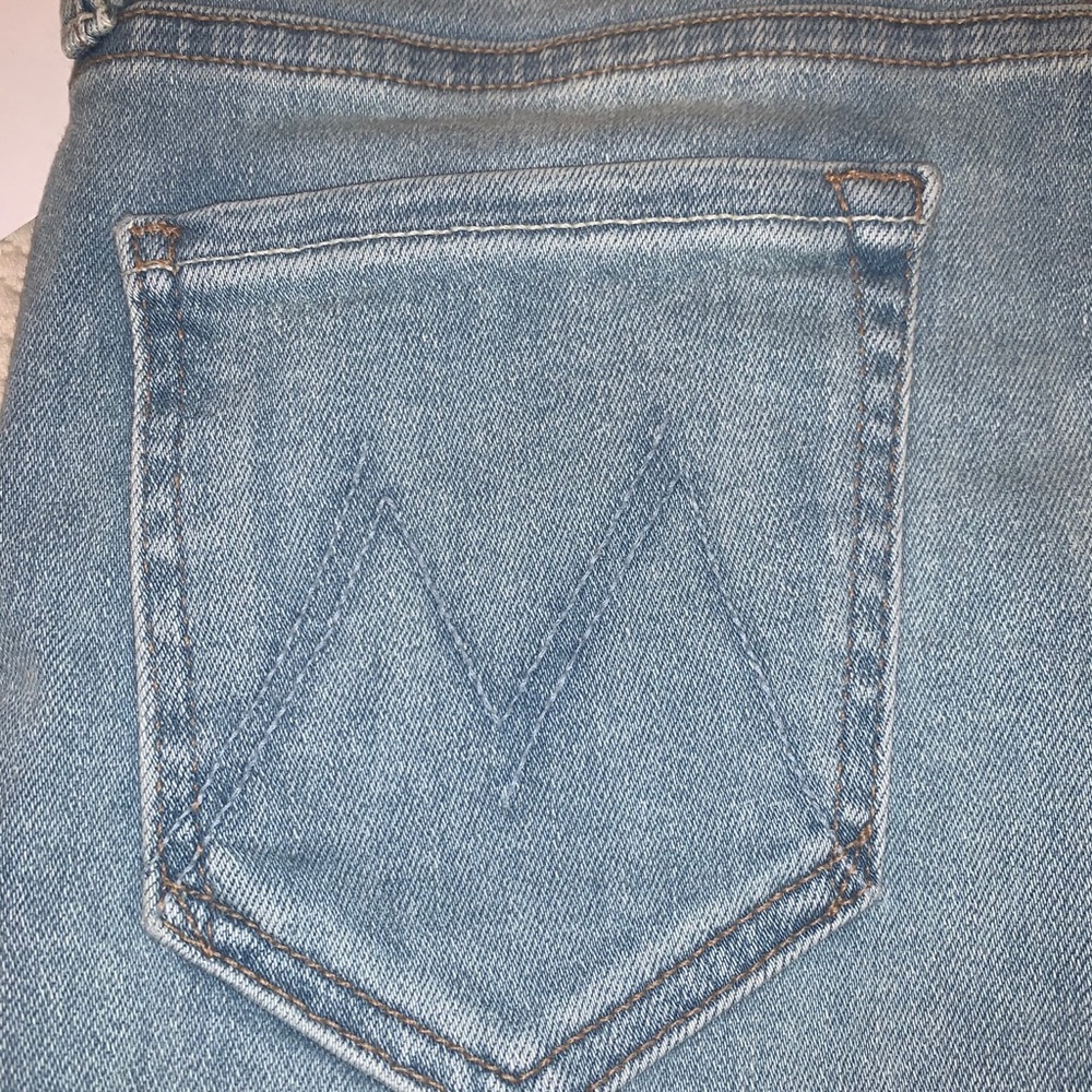 NWT MOTHER the looker crop swimming pool Sunday 25